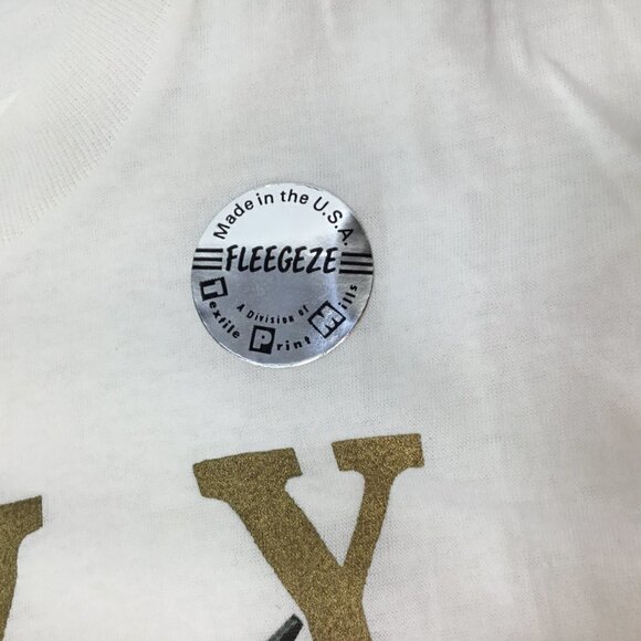 Vintage Single Stitch NOS Statue of Liberty Souvenir T Shirt Fleegeze USA Sz XL - Picture 4 of 8